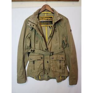 Superdry Limited Men’s Olive Military Utility Jacket Size L